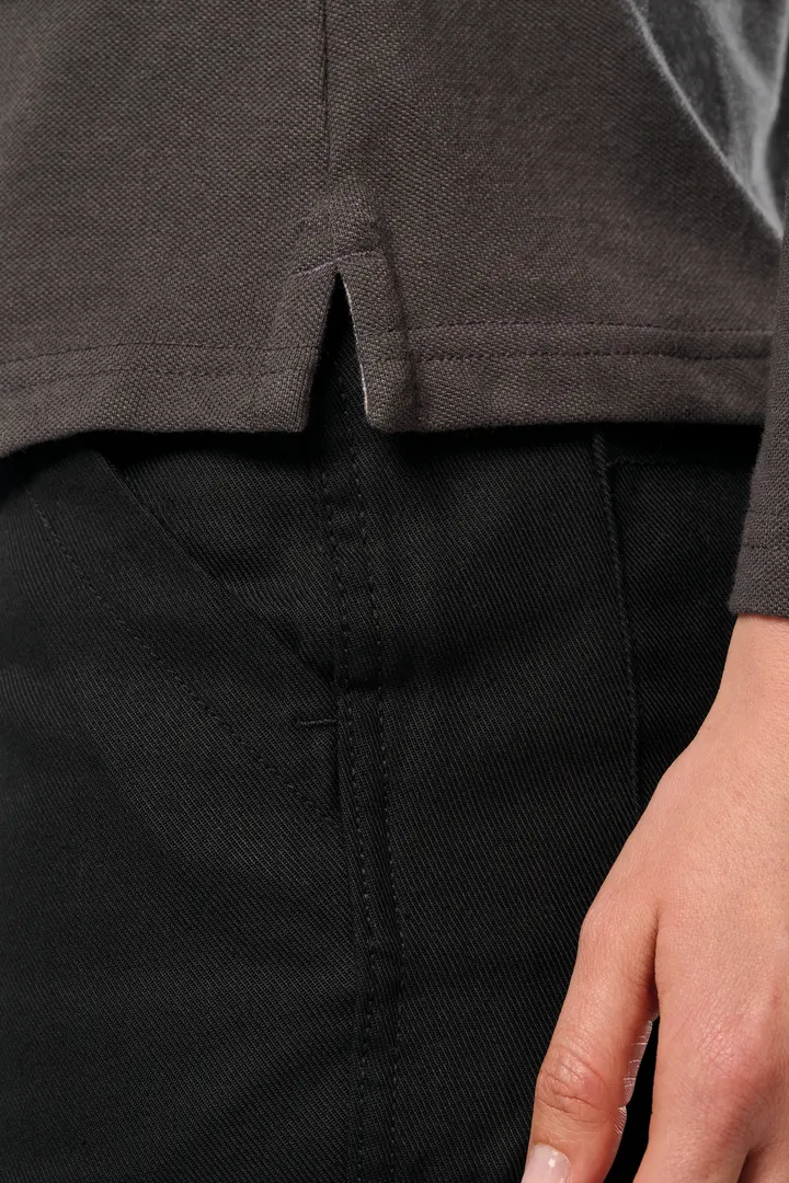Langarm-Polohemd für Damen 4