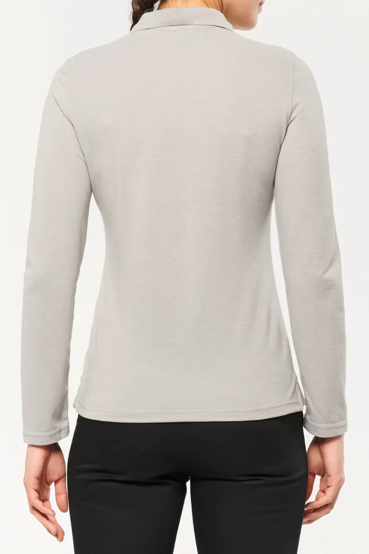 Langarm-Polohemd für Damen 11