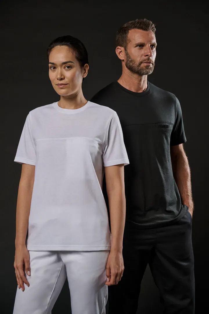 T-shirt de cuisine respirant unisexe 21