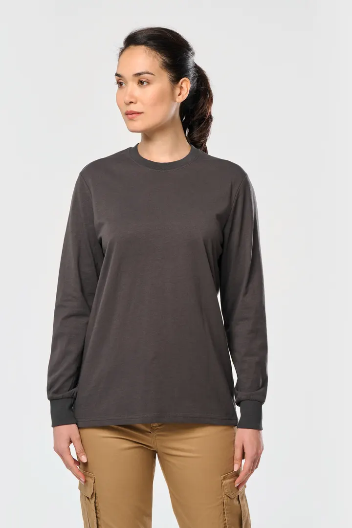 T-shirt écoresponsable manches longues unisexe 12