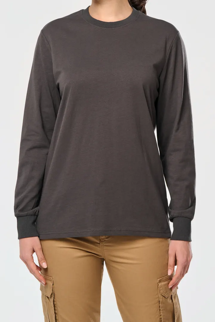 T-shirt écoresponsable manches longues unisexe