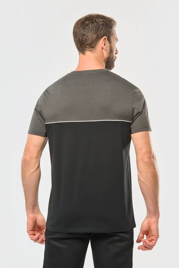 T-shirt bicolore écoresponsable manches courtes unisexe 26