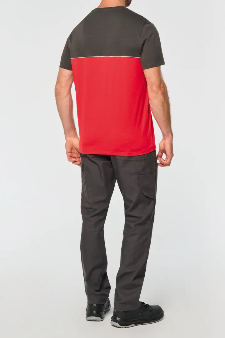 T-shirt bicolore écoresponsable manches courtes unisexe 5