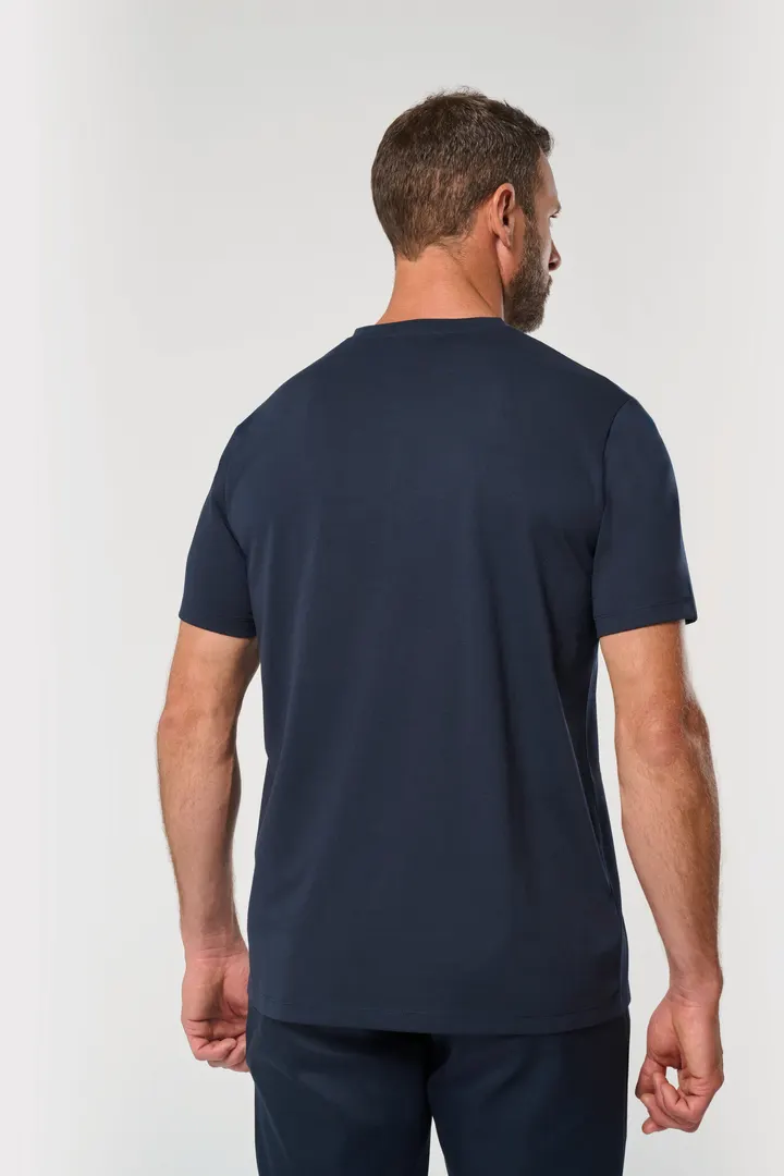 T-shirt écoresponsable col V antibactérien homme 4