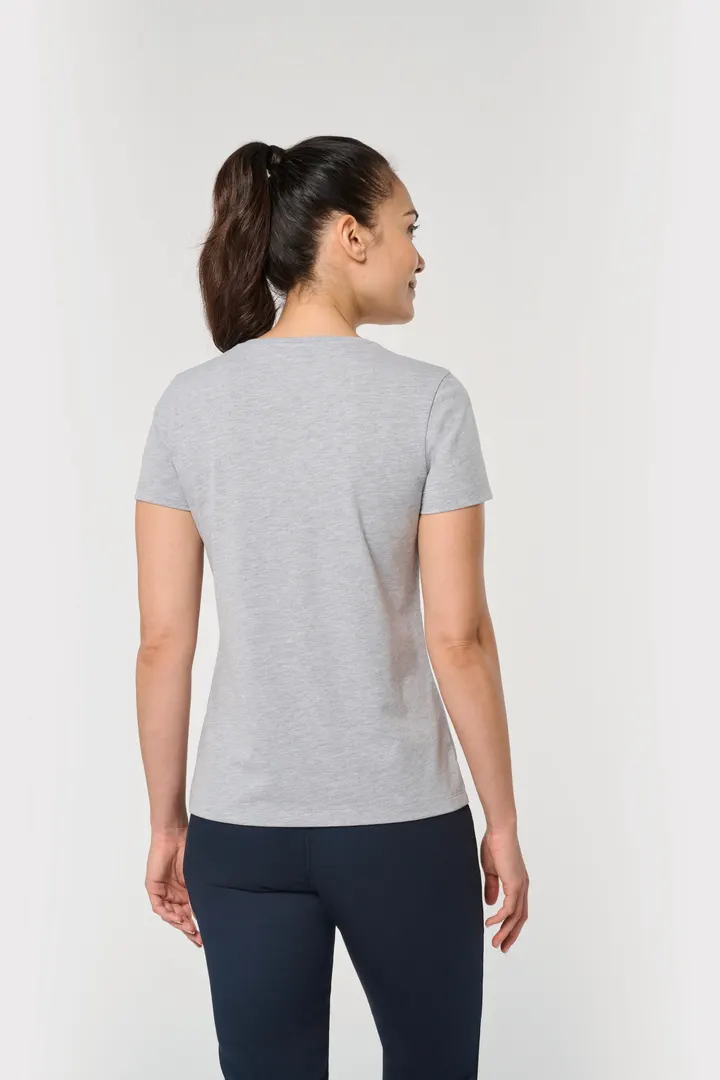 T-shirt écoresponsable col V antibactérien femme 5