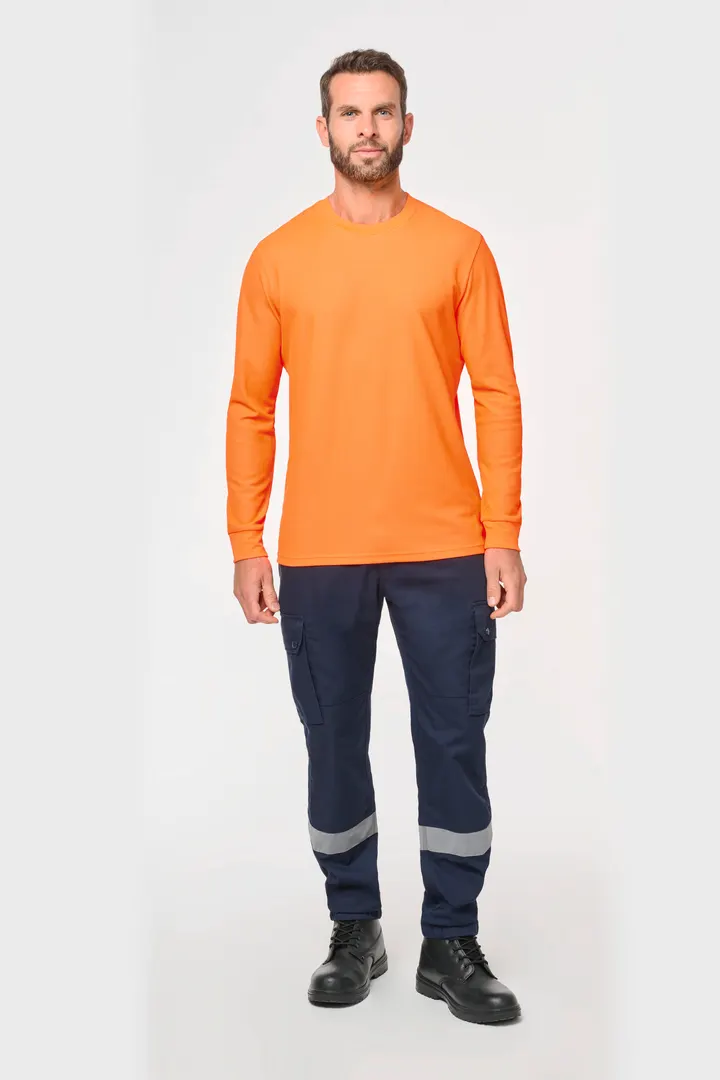 T-shirt unisexe écoresponsable manches longues coton/polyester 6