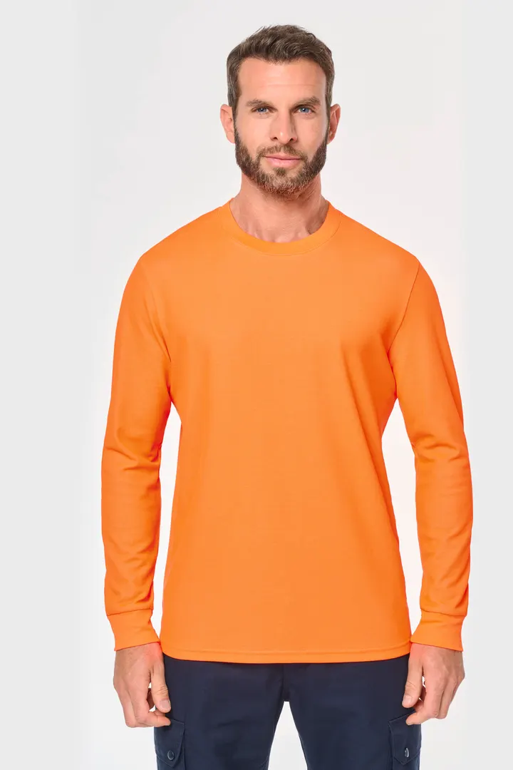 T-shirt unisexe écoresponsable manches longues coton/polyester 9
