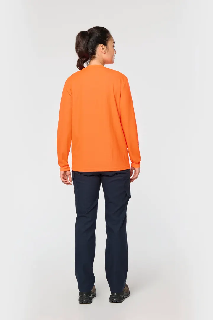 T-shirt unisexe écoresponsable manches longues coton/polyester 11