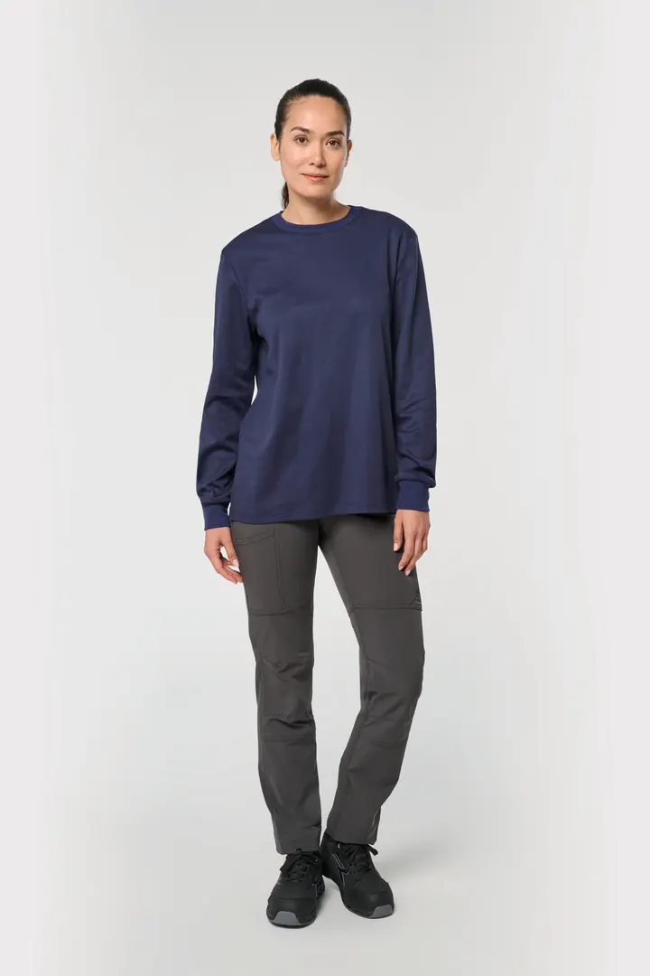T-shirt unisexe écoresponsable manches longues coton/polyester 10