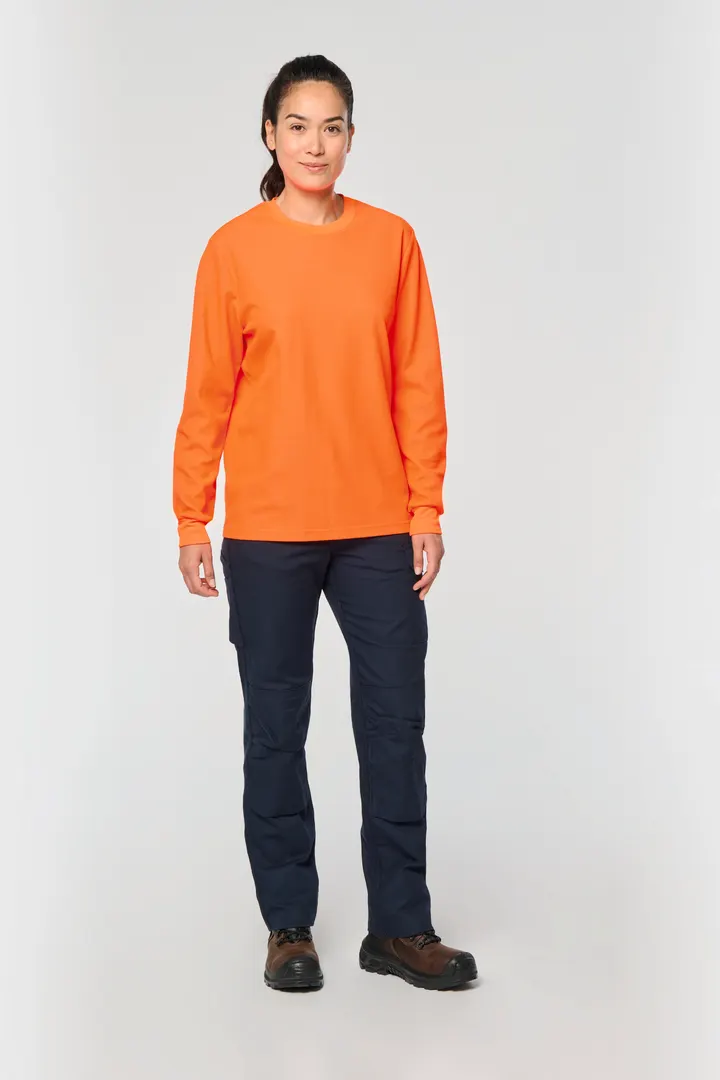 T-shirt unisexe écoresponsable manches longues coton/polyester 2