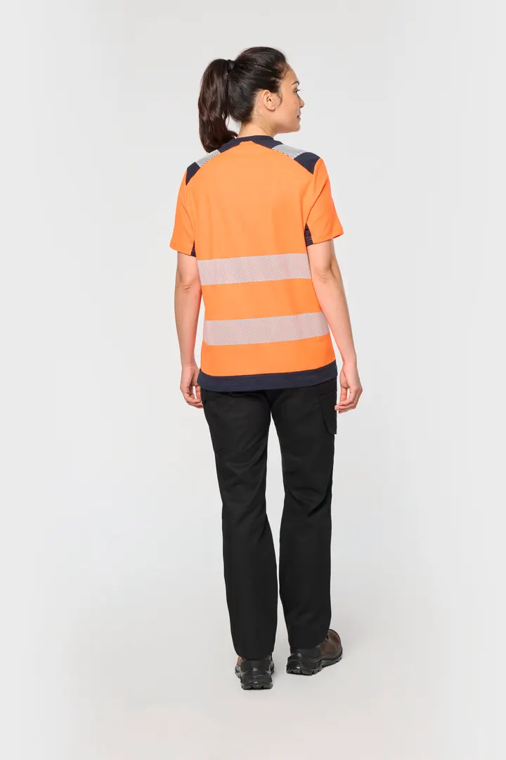 Recyceltes Sicherheits-T-Shirt mit Rundhalsausschnitt und kurzen Ärmeln 15