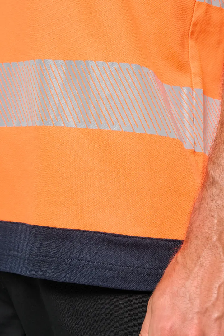 Recyceltes Sicherheits-T-Shirt mit Rundhalsausschnitt und kurzen Ärmeln 7