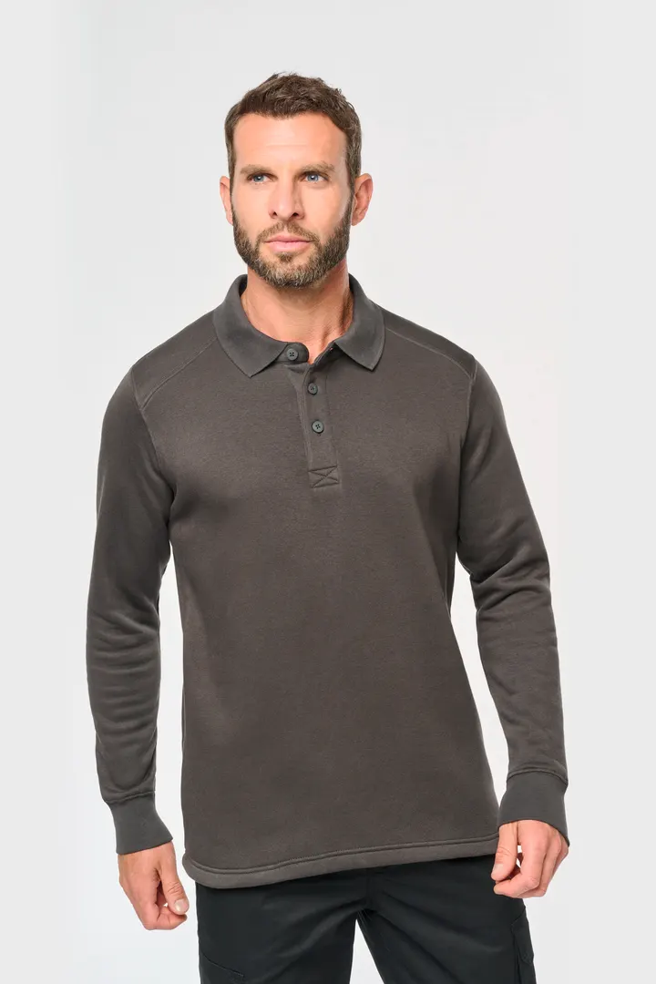 Sweat-shirt col polo homme 5