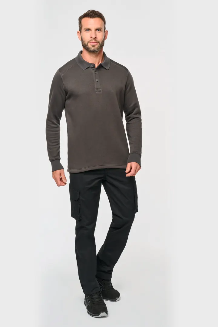 Sweat-shirt col polo homme 6
