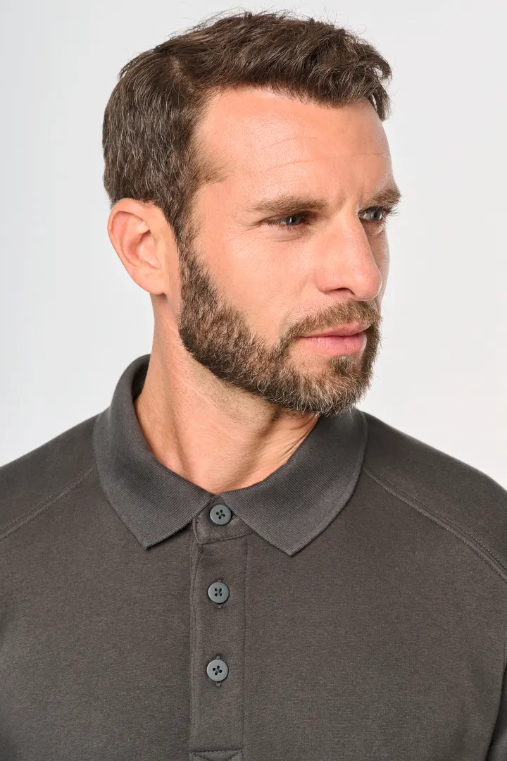 Sweat-shirt col polo homme 8