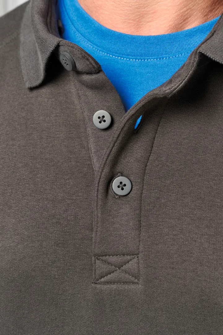 Sweat-shirt col polo homme 13