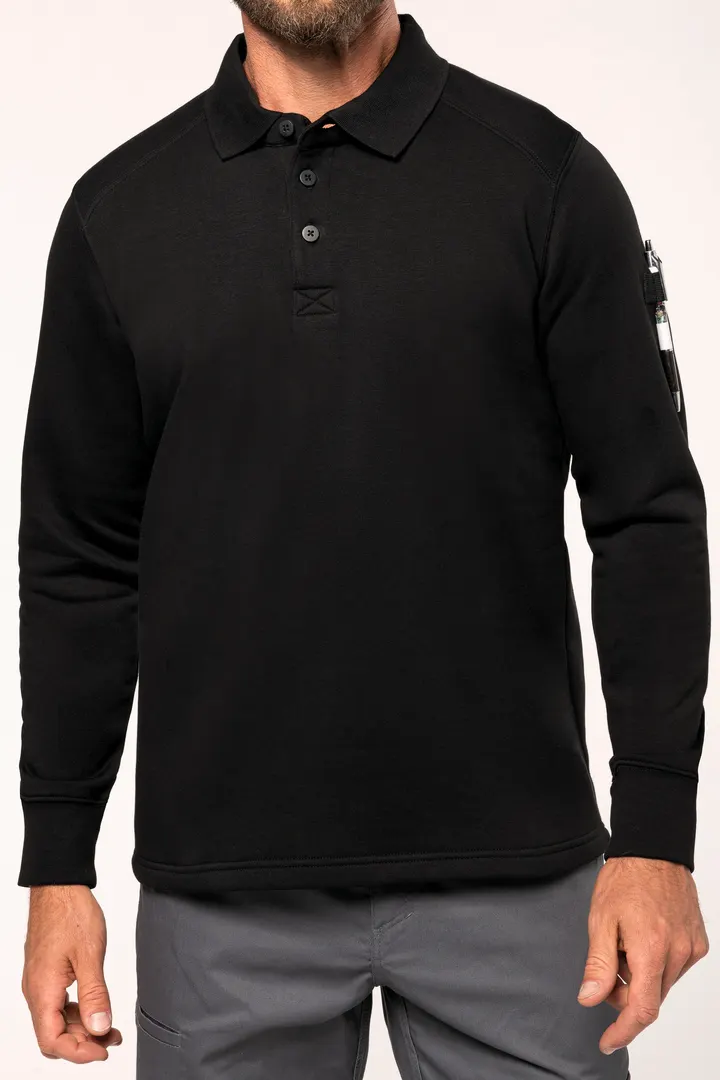 Sweat-shirt col polo homme 1