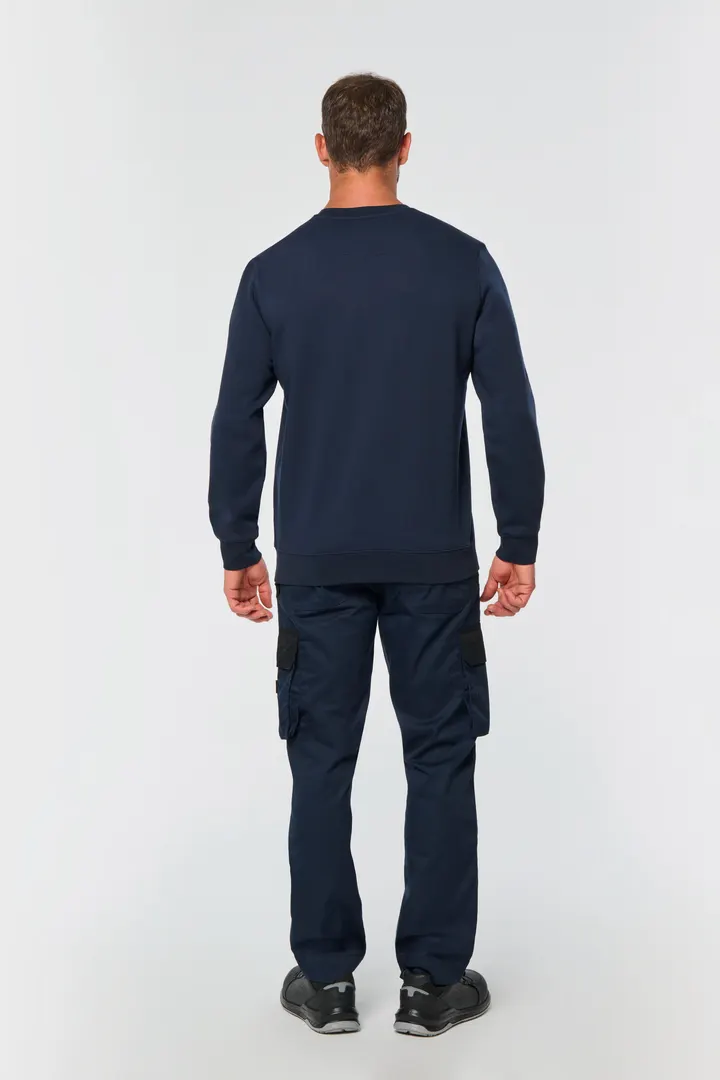 Day To Day Unisex-Sweatshirt mit kontrastfarbener zip Tasche 22