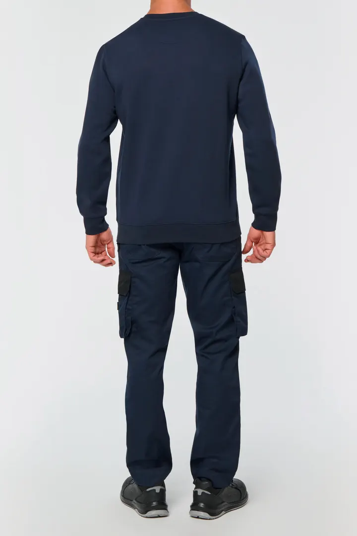 Day To Day Unisex-Sweatshirt mit kontrastfarbener zip Tasche 6