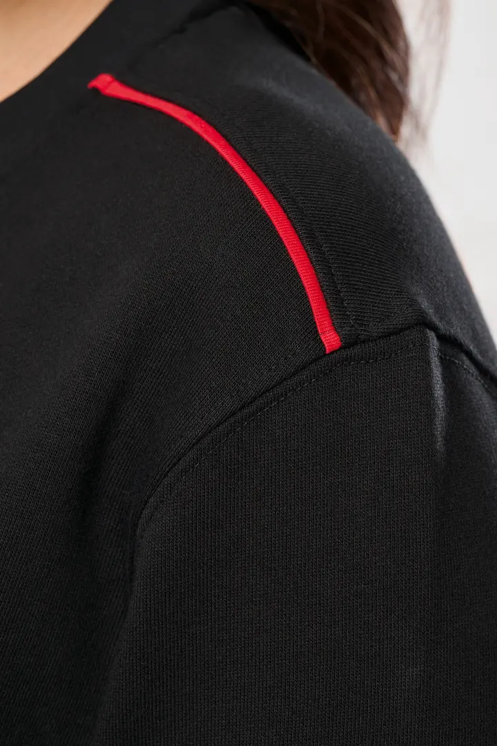 Day To Day Unisex-Sweatshirt mit kontrastfarbener zip Tasche 9
