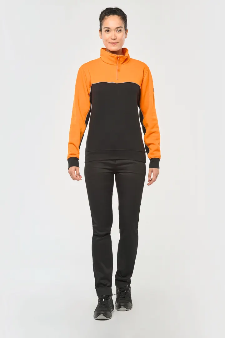 Umweltfreundliches Unisex-Sweatshirt mit Reißverschlusskragen 17