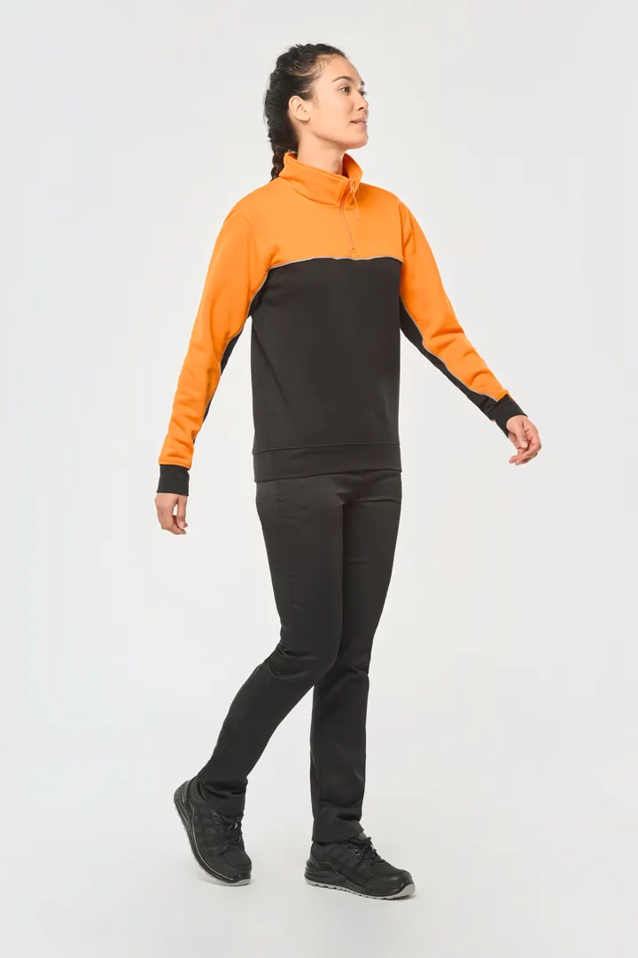 Umweltfreundliches Unisex-Sweatshirt mit Reißverschlusskragen 18
