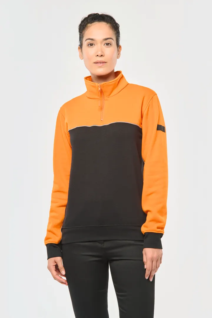 Umweltfreundliches Unisex-Sweatshirt mit Reißverschlusskragen 19