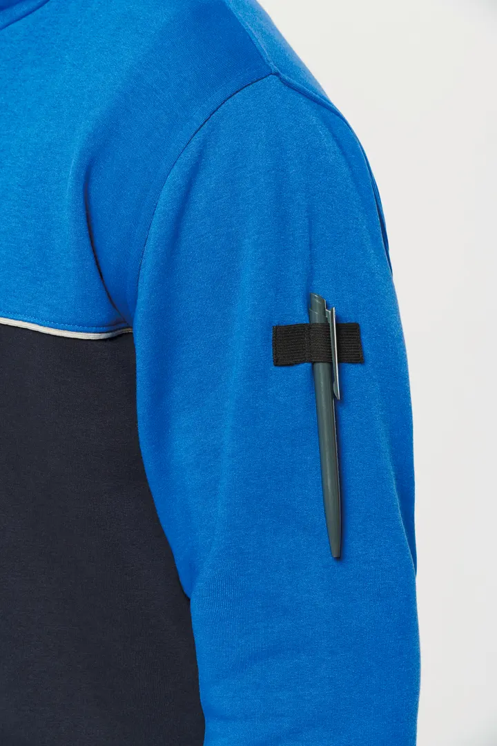 Umweltfreundliches Unisex-Sweatshirt mit Reißverschlusskragen 23