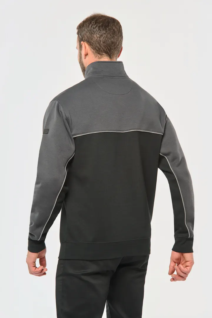 Umweltfreundliches Unisex-Sweatshirt mit Reißverschlusskragen 12