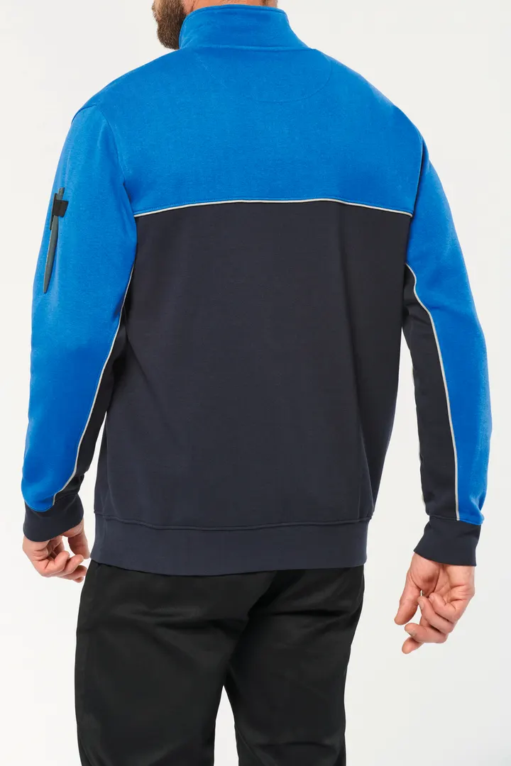 Umweltfreundliches Unisex-Sweatshirt mit Reißverschlusskragen 2