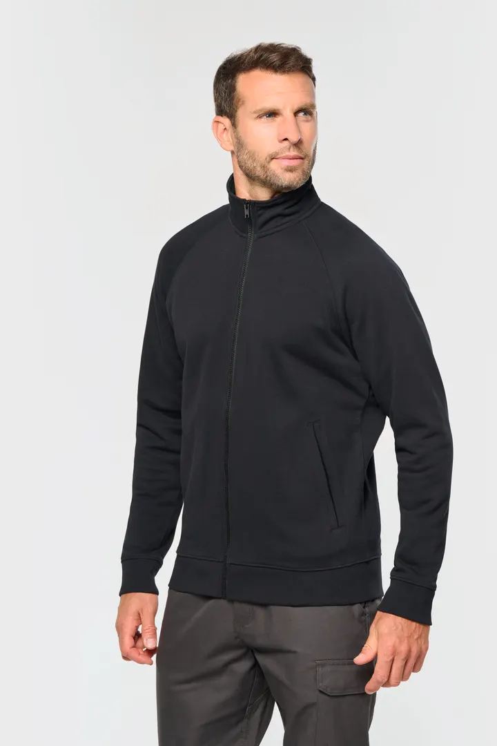 Veste molleton coton manches raglan unisexe 6
