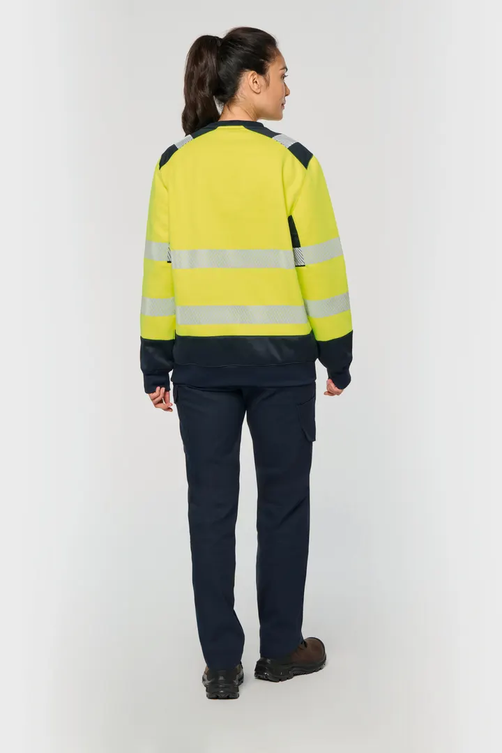 Recyceltes Sicherheitssweatshirt Rundhalsausschnitt 12
