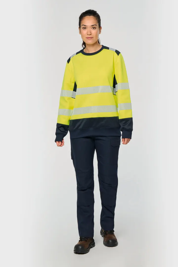 Recyceltes Sicherheitssweatshirt Rundhalsausschnitt 13