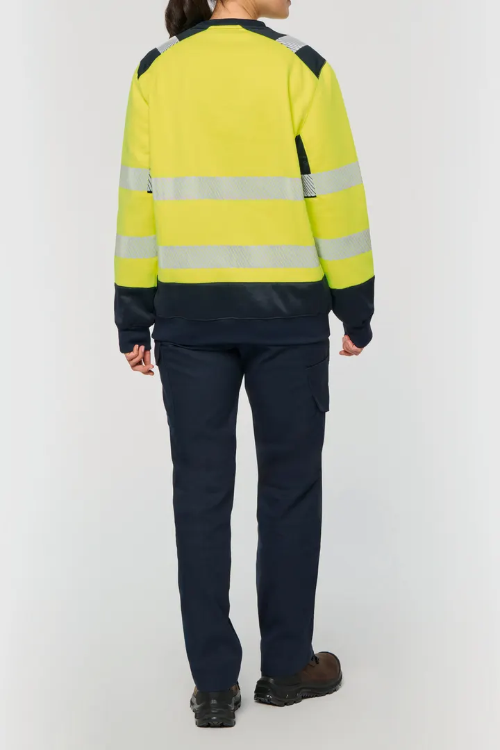Recyceltes Sicherheitssweatshirt Rundhalsausschnitt 3