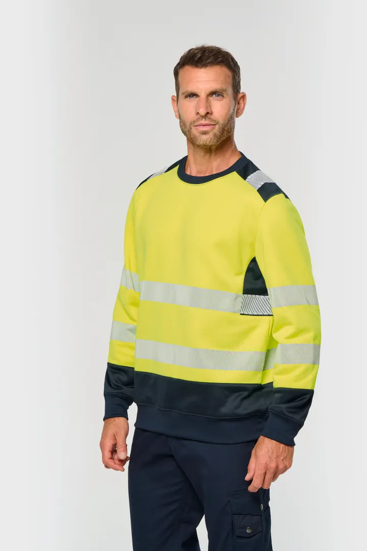 Recyceltes Sicherheitssweatshirt Rundhalsausschnitt 8