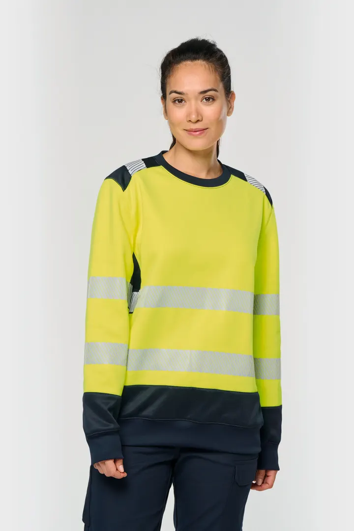 Recyceltes Sicherheitssweatshirt Rundhalsausschnitt 11