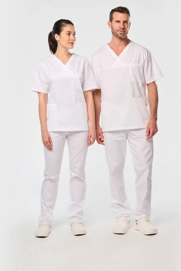 Tunique coton manches courtes unisexe 13