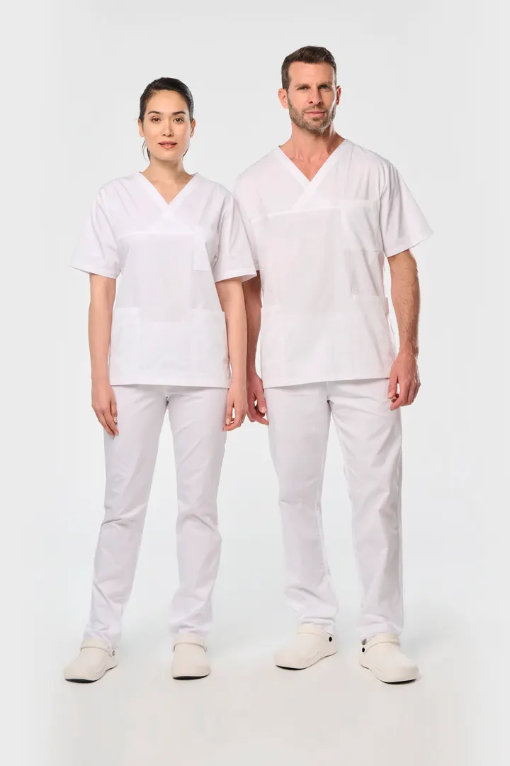 Tunique coton manches courtes unisexe 14