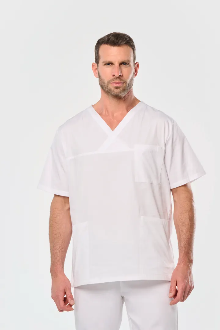 Tunique coton manches courtes unisexe 4