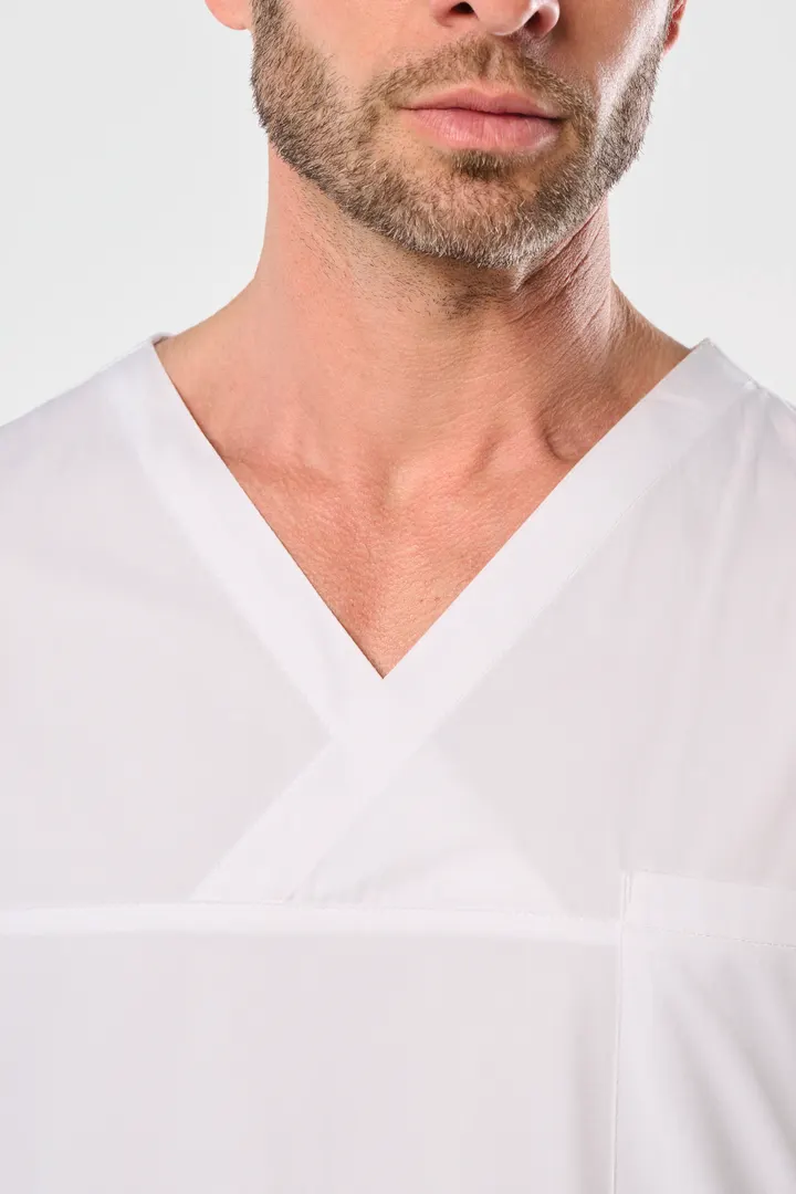 Tunique coton manches courtes unisexe 7