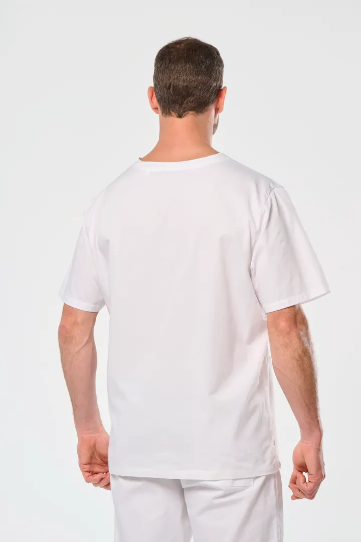 Tunique coton manches courtes unisexe 8
