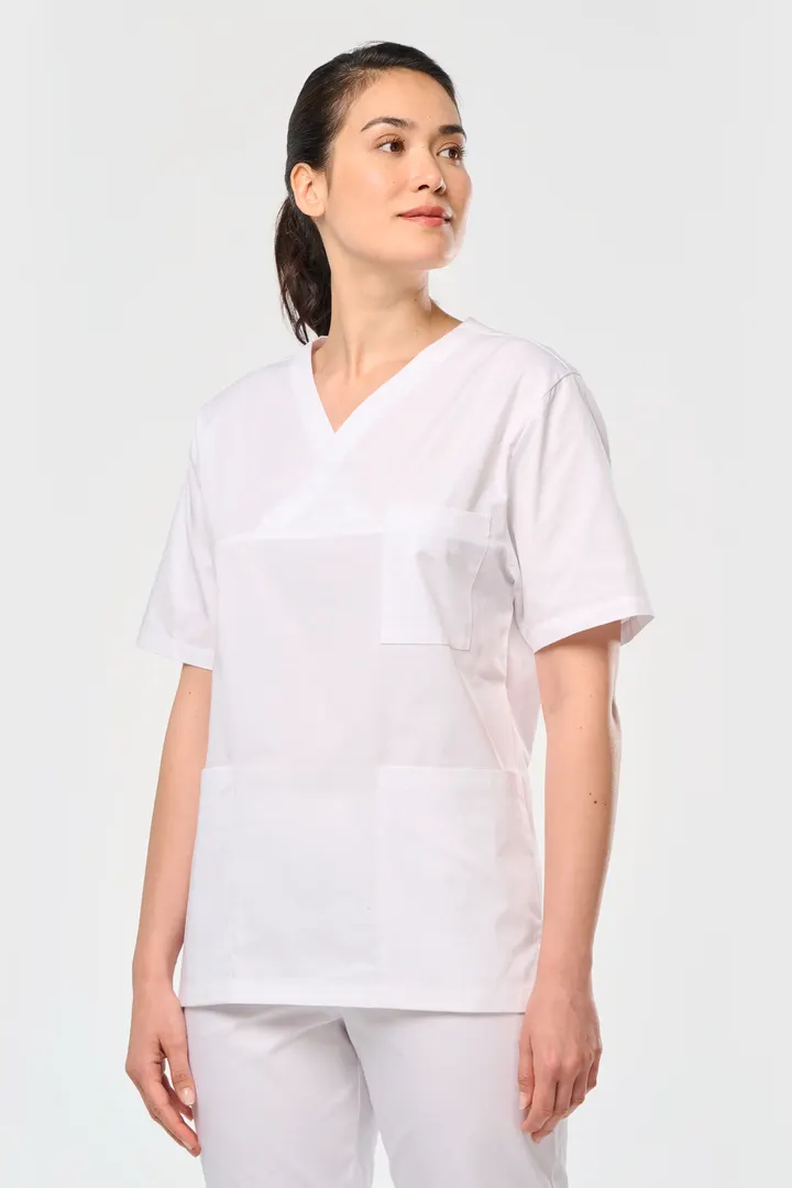 Tunique coton manches courtes unisexe 10