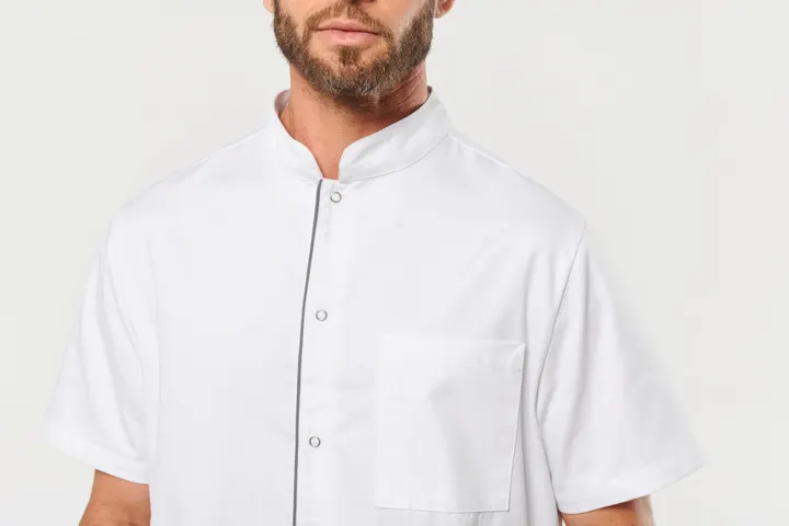 Blouse polycoton avec boutons-pression homme 15