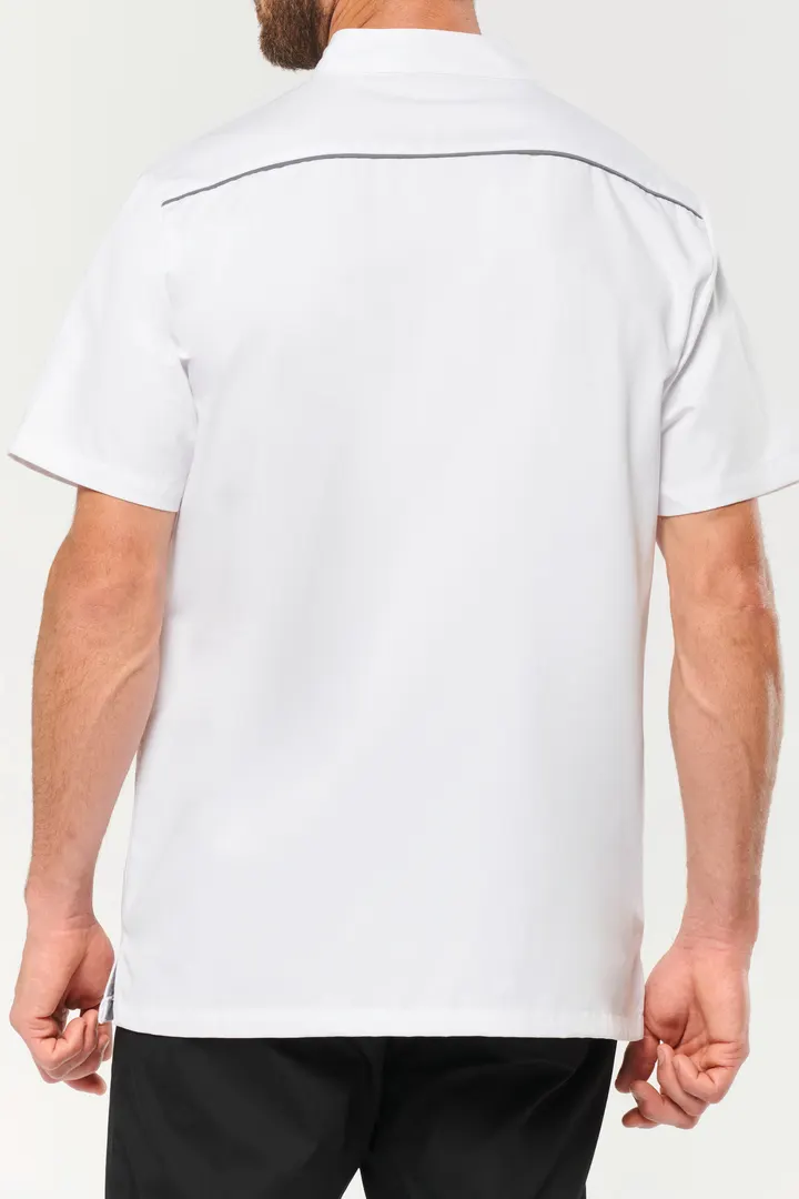 Blouse polycoton avec boutons-pression homme 5