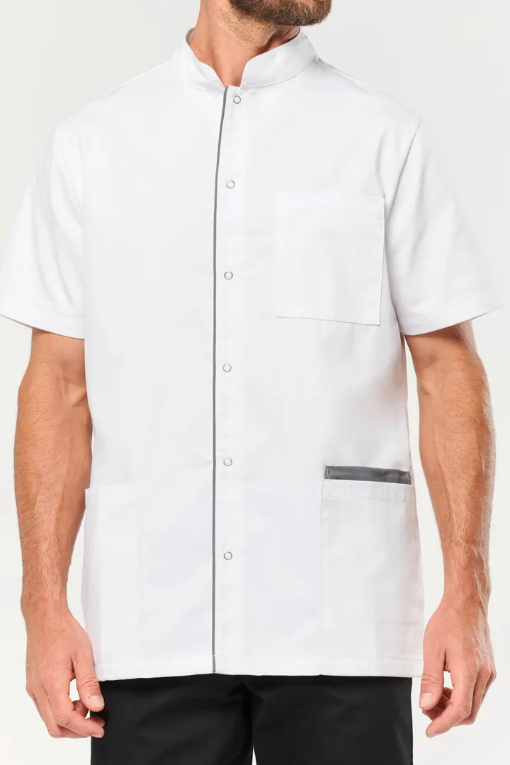 Blouse polycoton avec boutons-pression homme 3