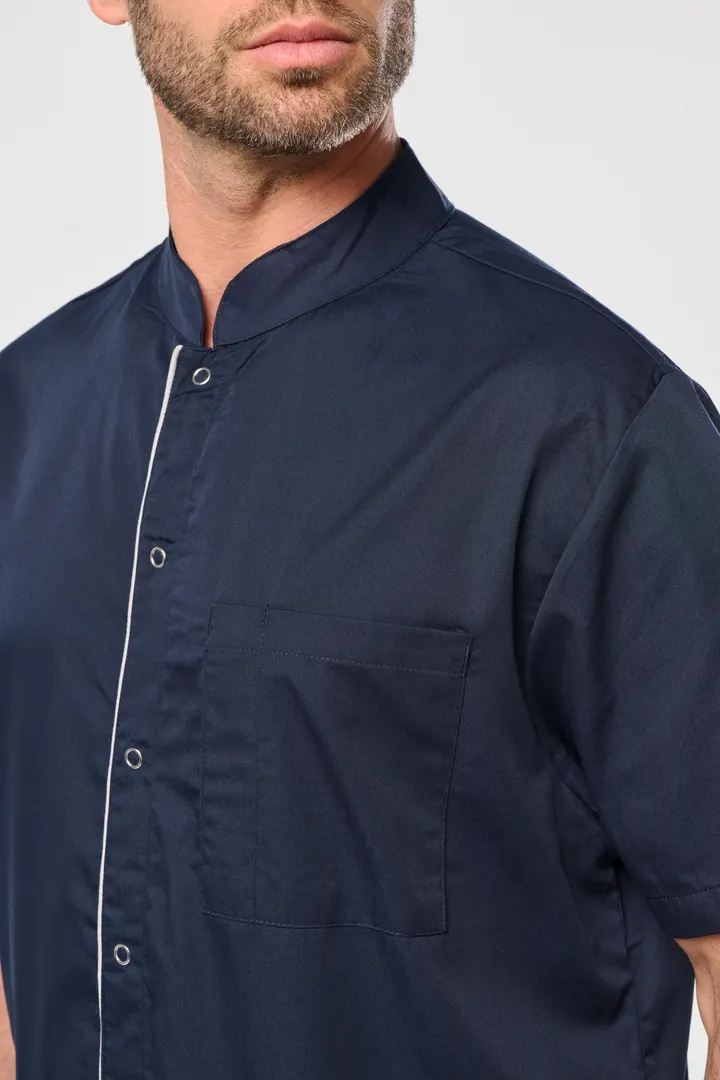 Blouse polycoton avec boutons-pression homme 2