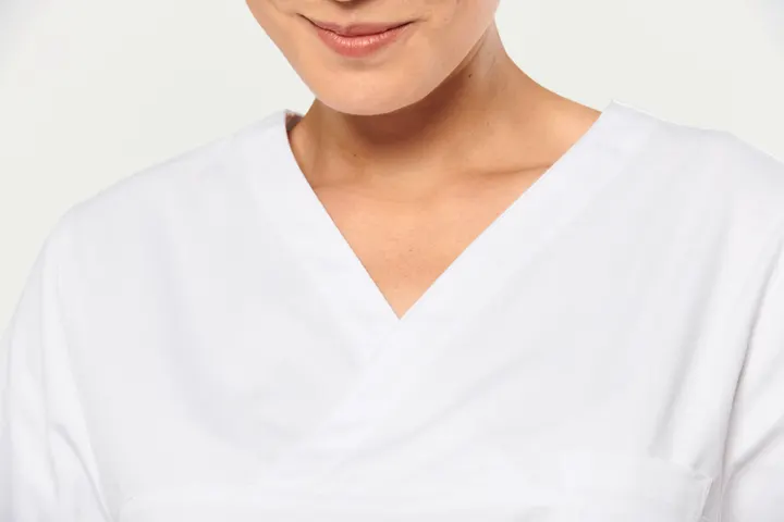 Kurzärmlige Unisex-Tunika aus Baumwollpolyester 27