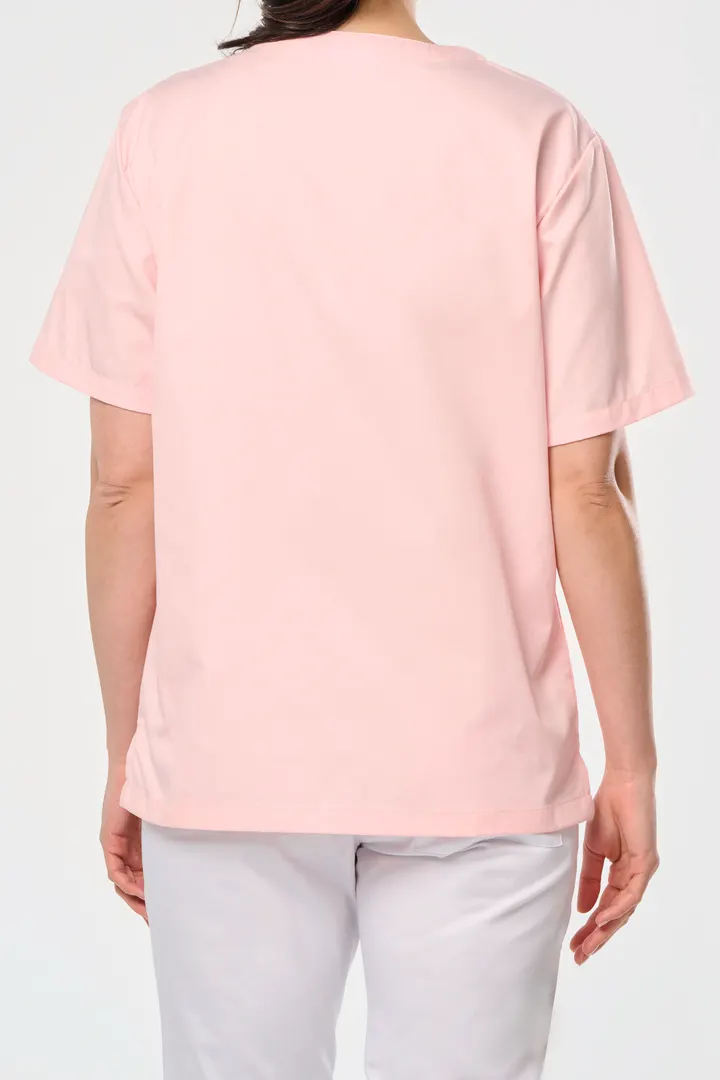 Kurzärmlige Unisex-Tunika aus Baumwollpolyester 3