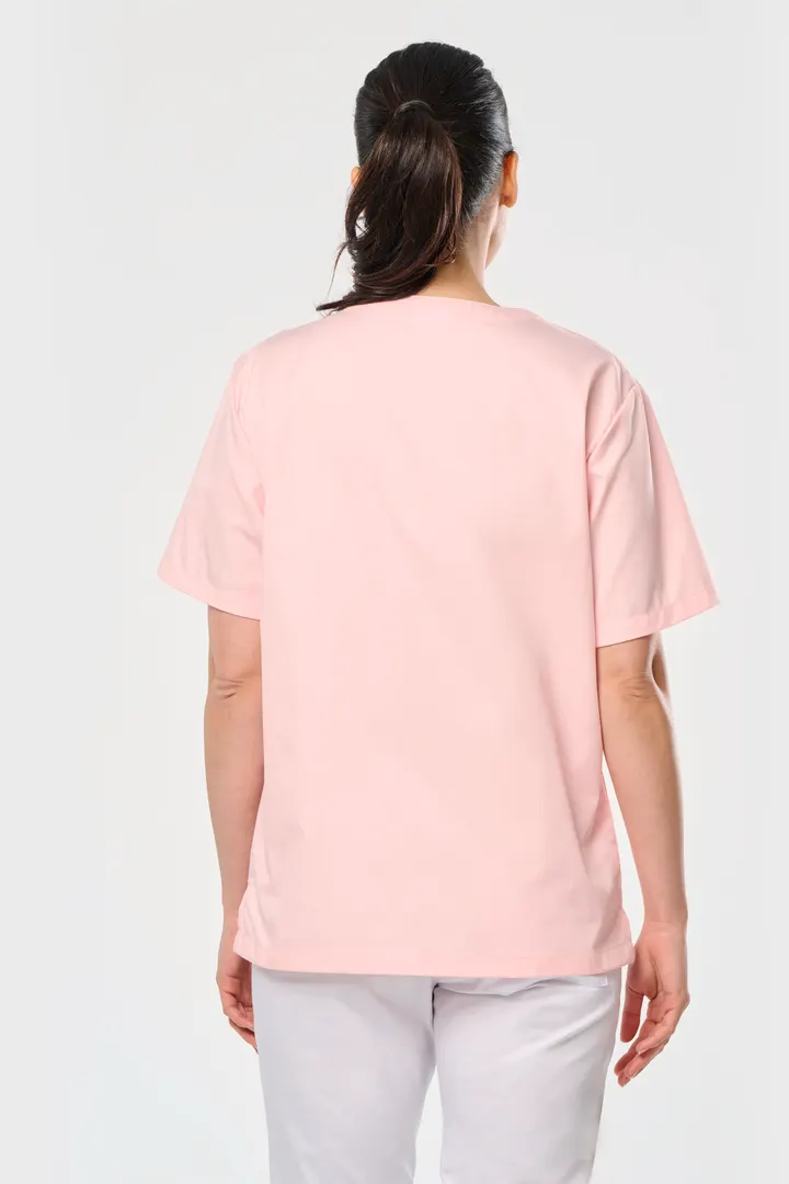 Kurzärmlige Unisex-Tunika aus Baumwollpolyester 8