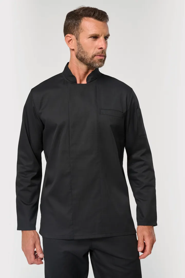 Veste de cuisine écoresponsable manches longues unisexe 13